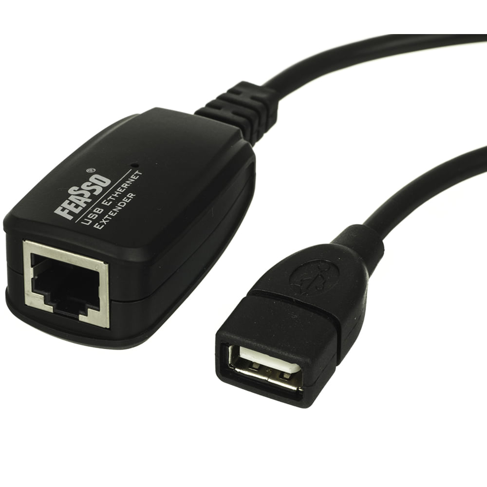 Extensor USB via RJ45 até 45 Metros - Central Cabos Mobile