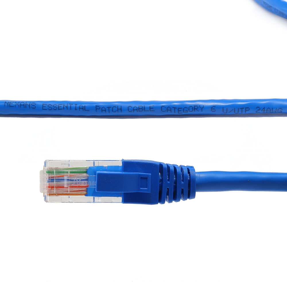Patch Cord Cat6 Nexans Azul centralcabos