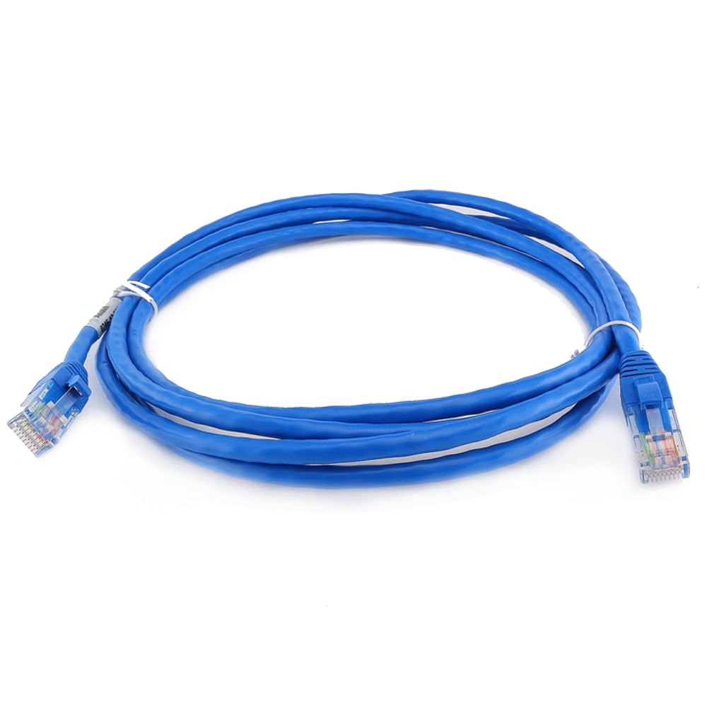 Patch Cord Cat6 Nexans Azul centralcabos