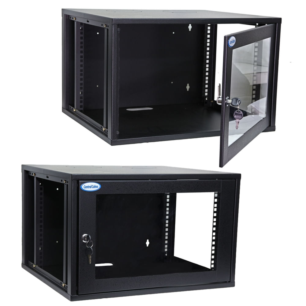 Mini Rack de Parede 5U centralcabos Mini Rack de Parede 5U centralcabos