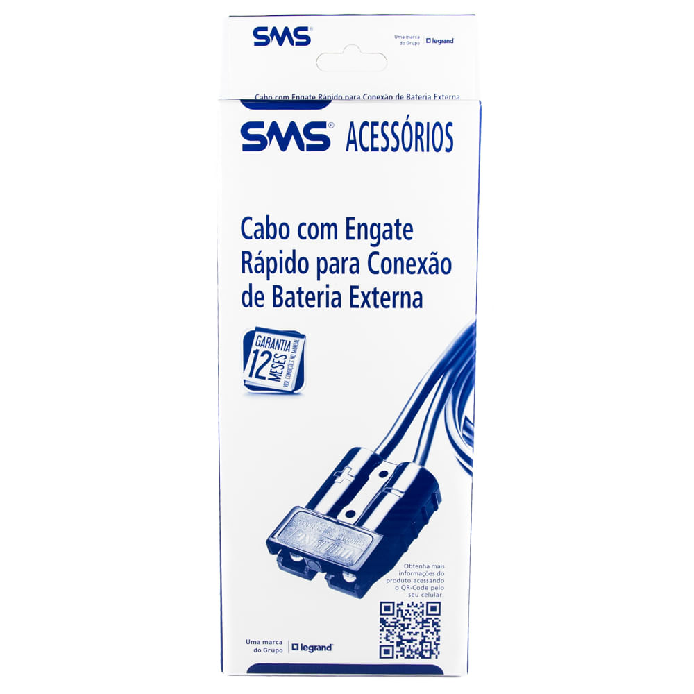 Cabo com Engate Rápido para Nobreak SMS 62404 - Central Cabos Mobile
