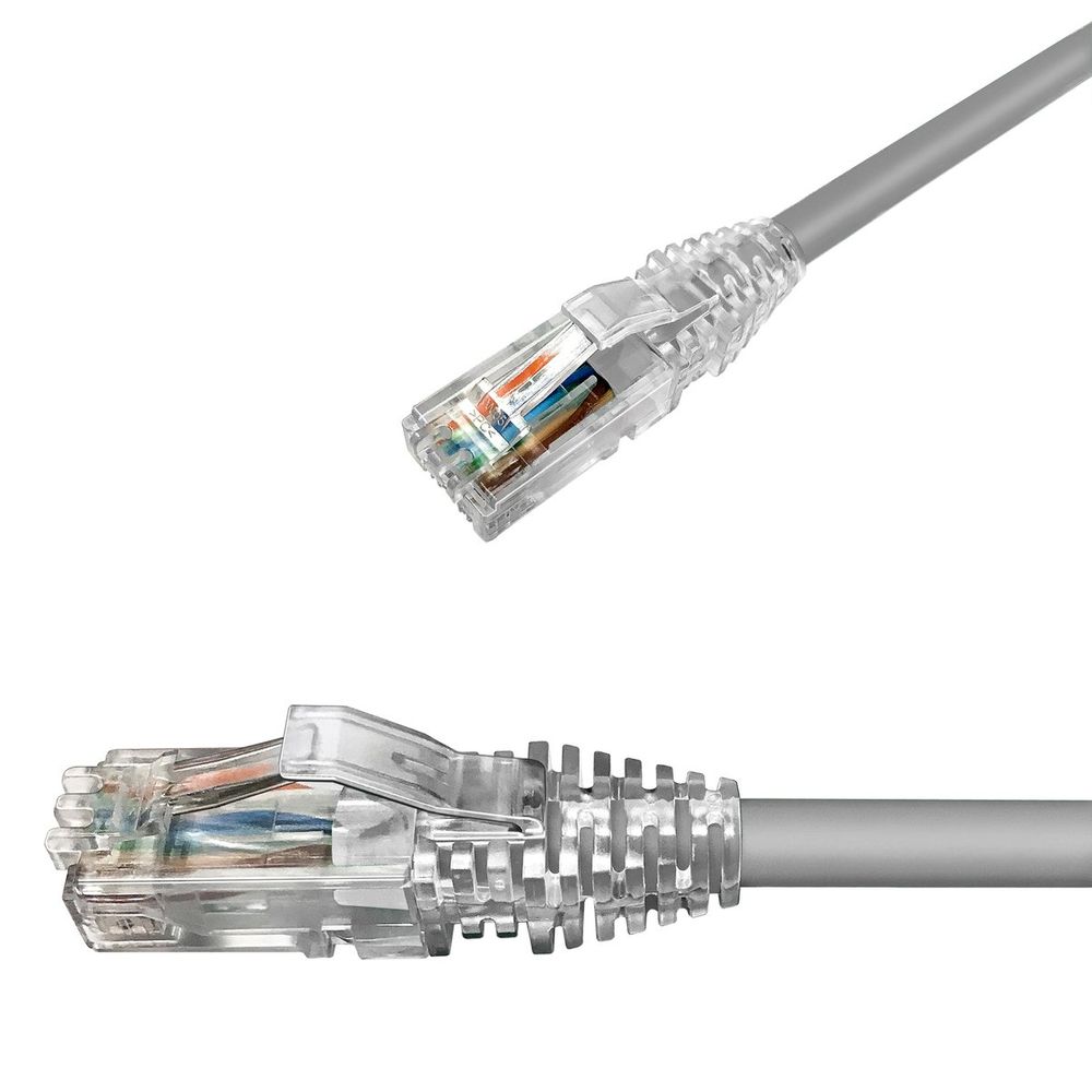 Patch Cord Cat6 Cinza Amp Commscope 3,00 Metros 5322 centralcabos