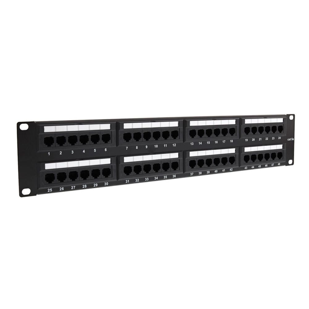 Patch Panel Cat5e 48 Portas Importado - 1353 Patch Panel Cat5e 48 Portas Importado - 1353