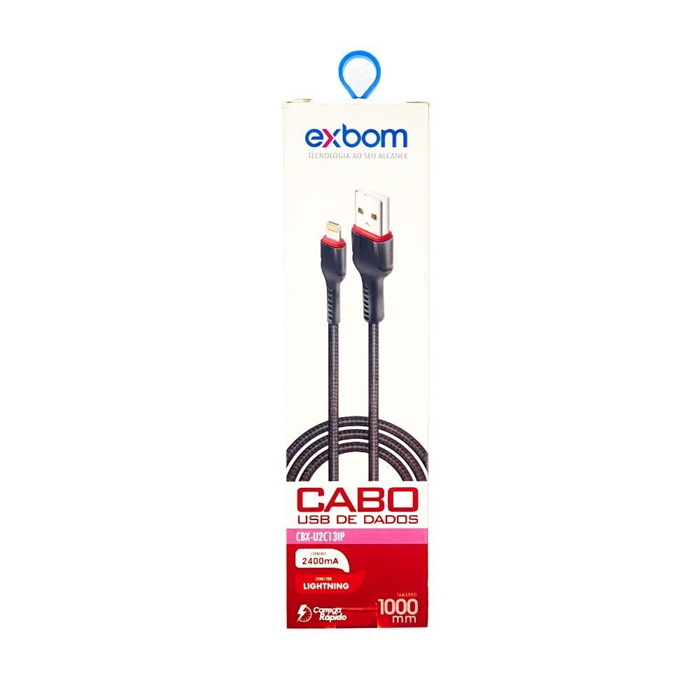 Cabo usb lightning 1,0mt cbx-u2c13ip - 5998 Cabo usb lightning 1,0mt cbx-u2c13ip - 5998