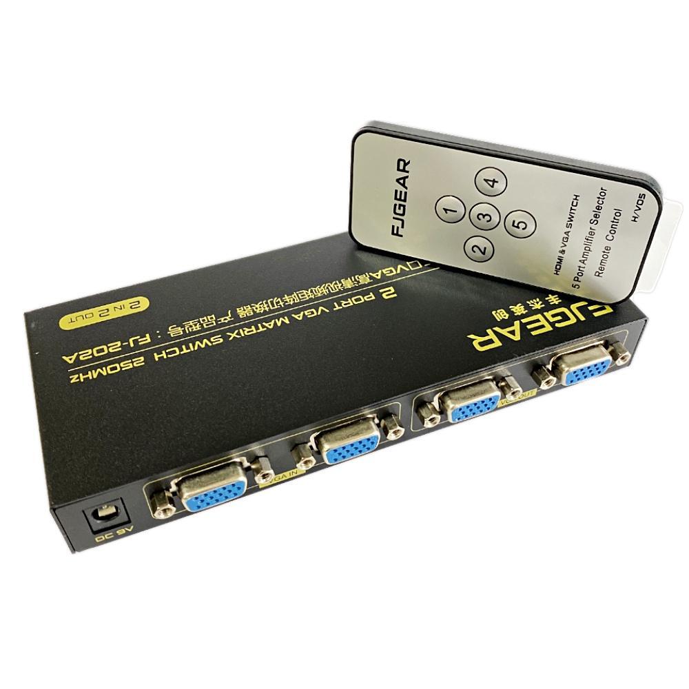 Matrix Switch Vga 2x2 Com Controle - 7419 Matrix Switch Vga 2x2 Com Controle - 7419