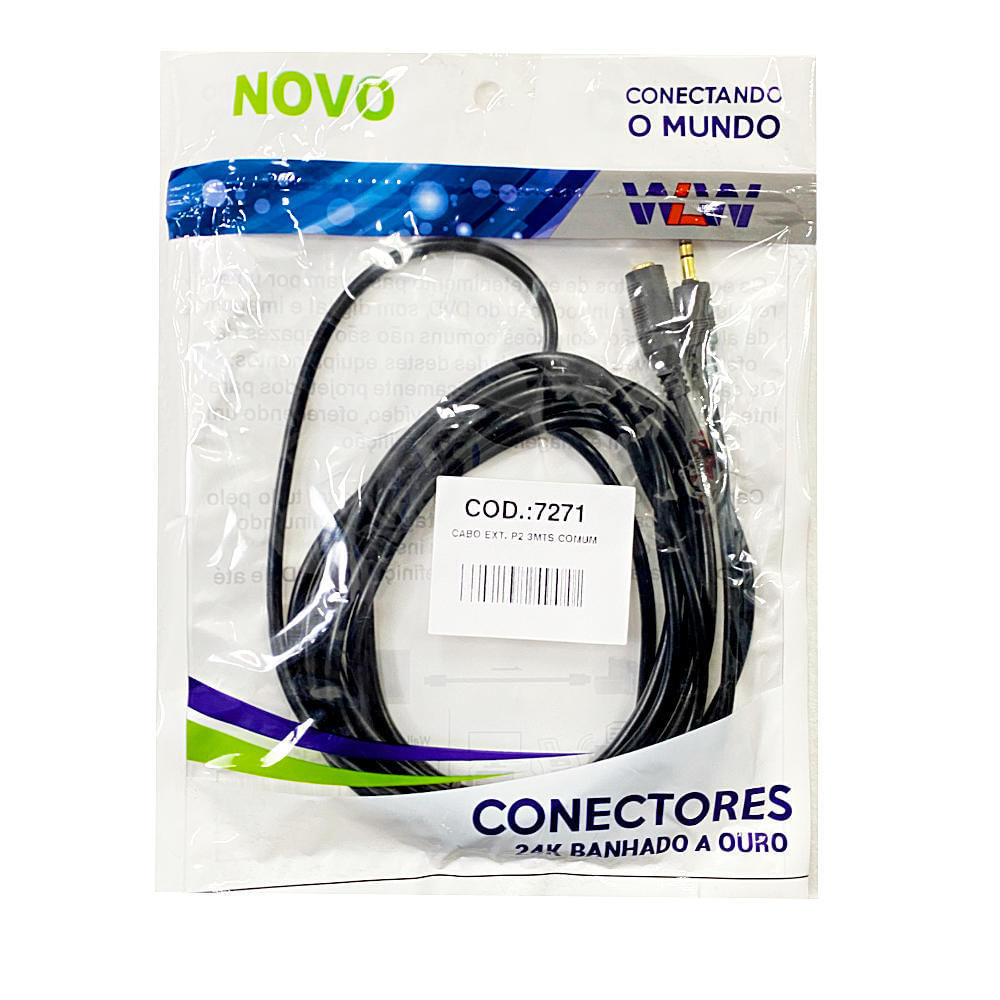 Cabo ext. p2 3mts comum - 7271 Cabo ext. p2 3mts comum - 7271