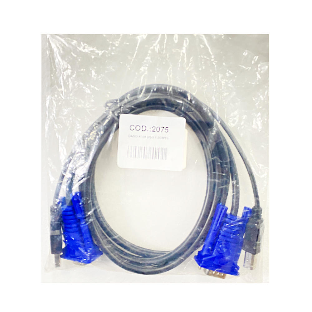 Cabo kvm usb 1,80mts - 2075 Cabo kvm usb 1,80mts - 2075