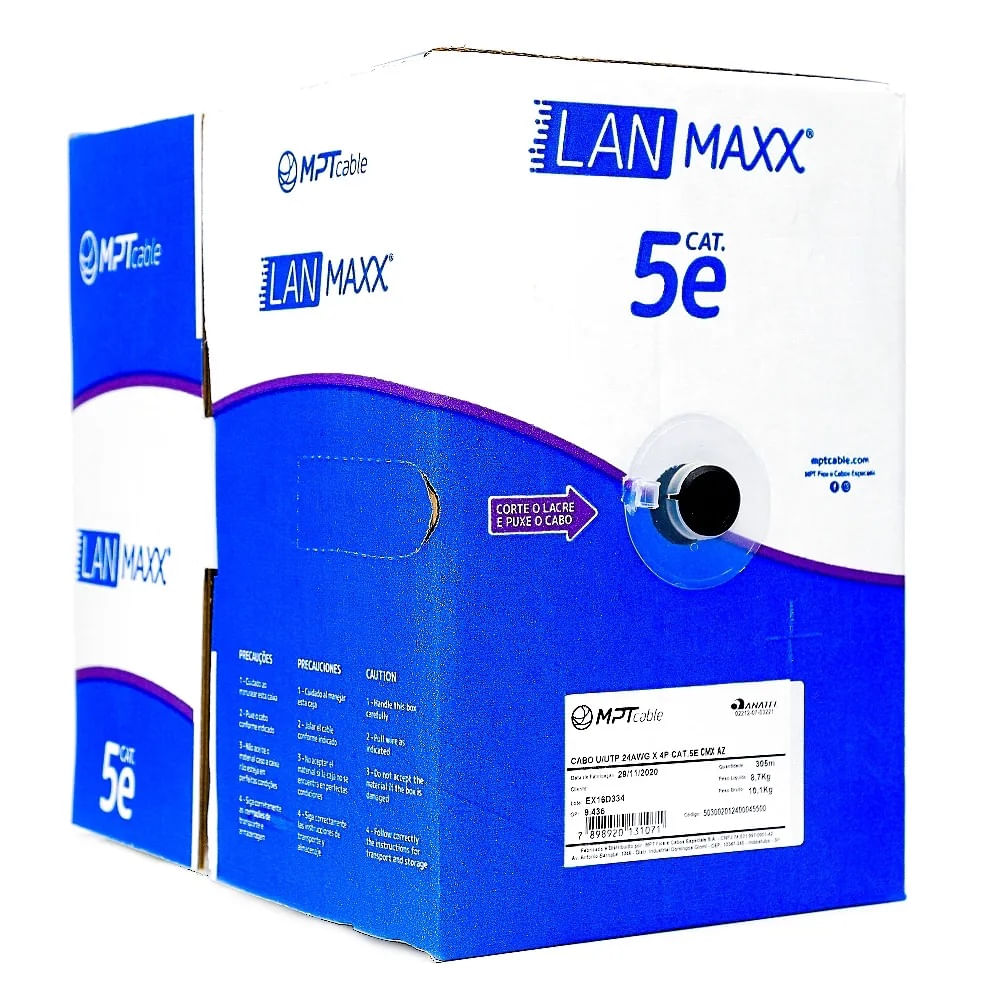 Cabo-de-Rede-Cat5e-MPT-Branco Cabo-de-Rede-Cat5e-MPT-Branco