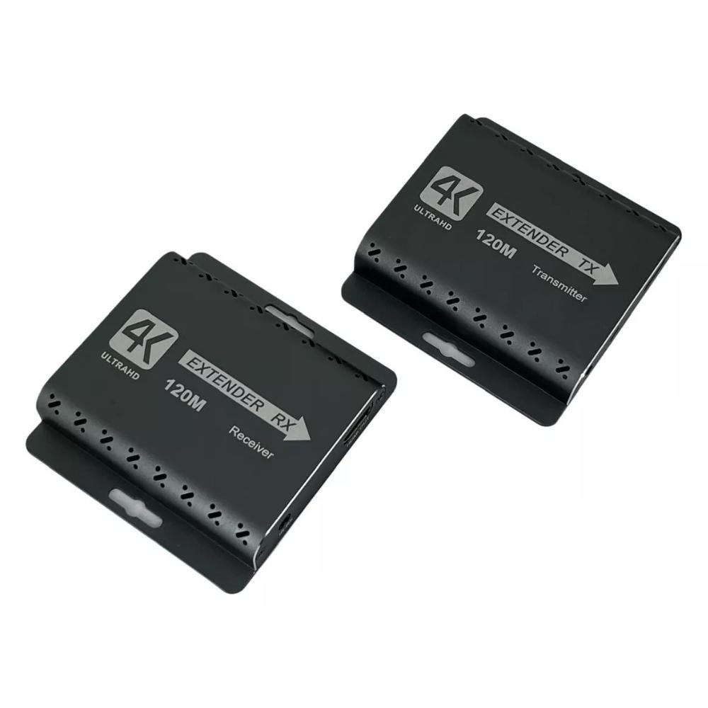 Extensor hdmi tx/rx 120m 4k ir - 8014 Extensor hdmi tx/rx 120m 4k ir - 8014