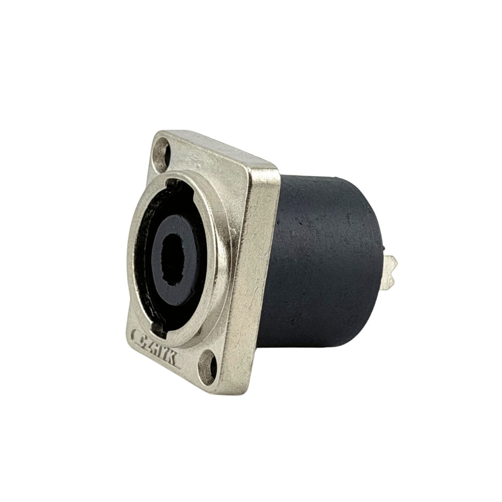 Conector Speakon de Painel (Fêmea) - Para Áudio de Potência, Fixação em Painel - 8101 Conector Speakon de Painel (Fêmea) - Para Áudio de Potência, Fixação em Painel - 8101