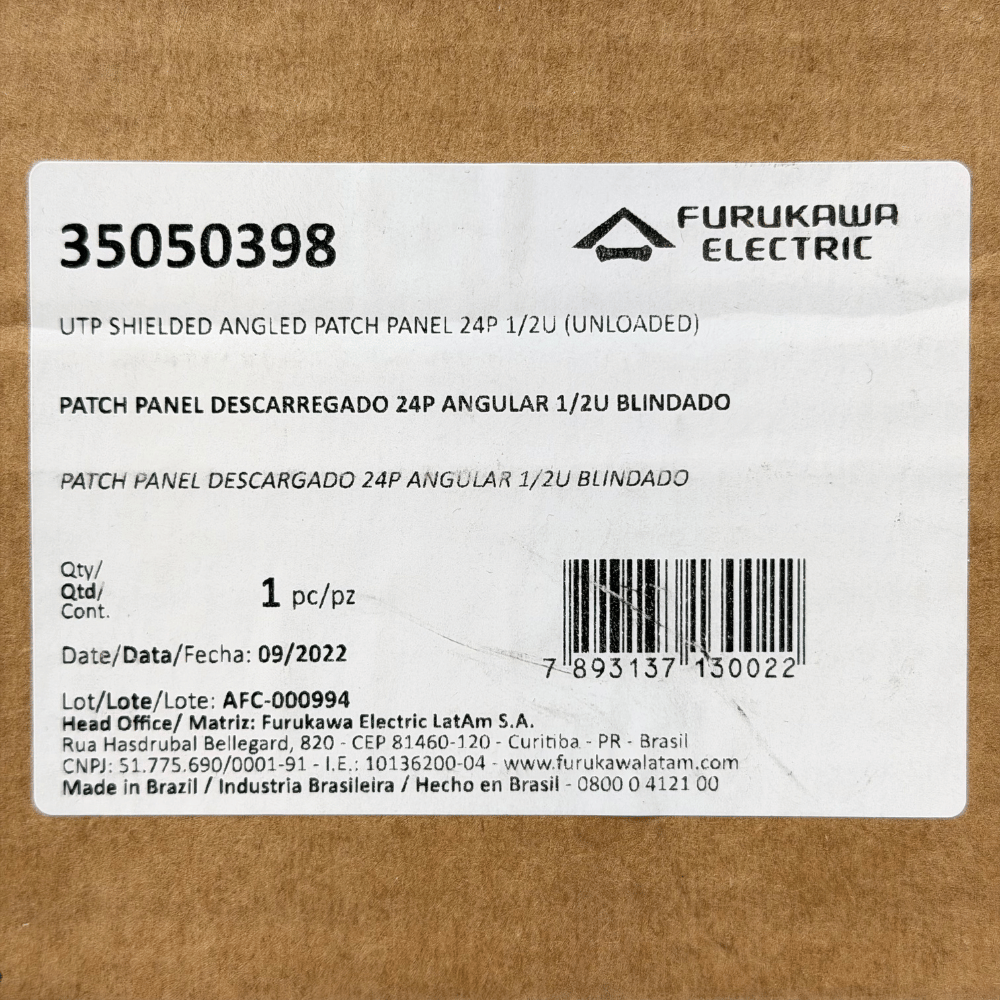 PATCH-PANEL-DESCARREGADO-24P-ANGULAR-FURUKAWA---3691