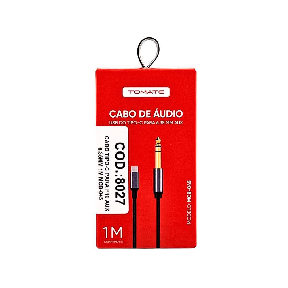 CABO-TIPO-C-PARA-P10-AUX-6.35MM-1M-MCB-045-TOMATE---8027--2-